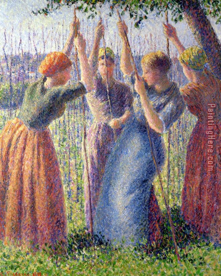 Camille Pissarro Women Planting Peasticks